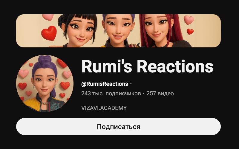 Канал Rumi's Reactions